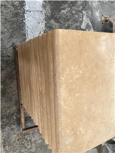 Turkey Beige Travertine Pool Coping-1
