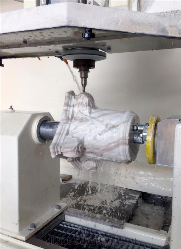 Calacatta Gold Marble Column