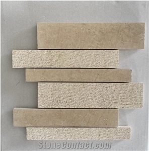 Marble Mosaic Tile Linear Stripes