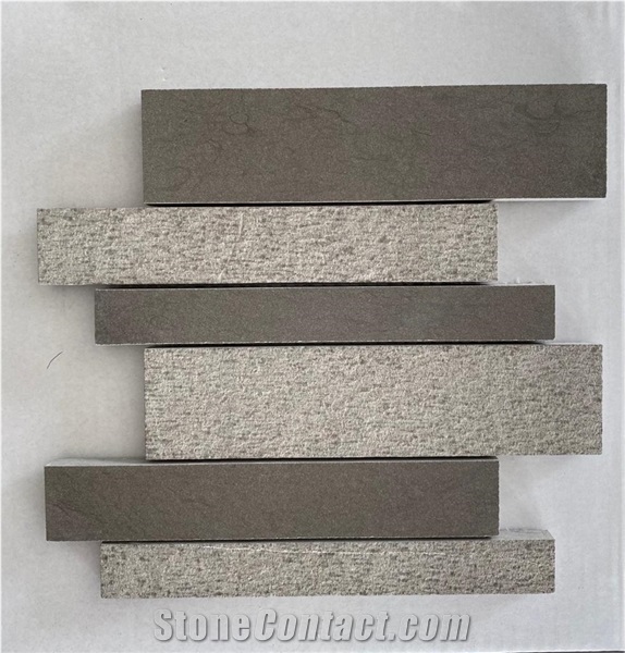 Marble Mosaic Tile Linear Stripes