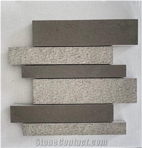 Marble Mosaic Tile Linear Stripes