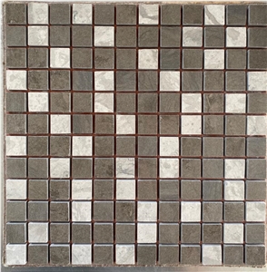 Thala Beige Limestone Square Mosaic Tile 2,3*2,3