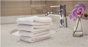 Arctic Breeze Quartz Bathroom Countertops