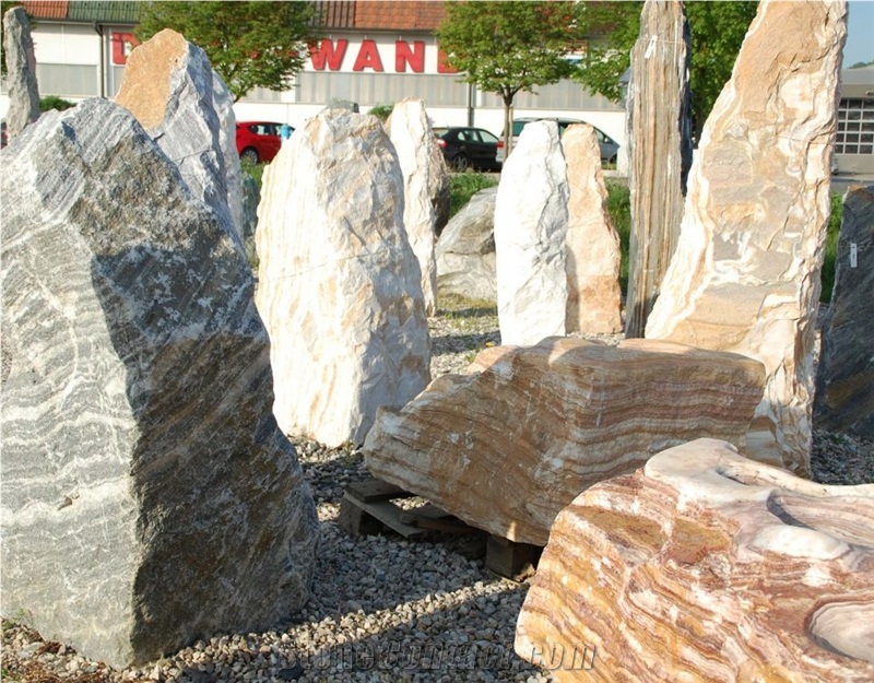 Verde Lapponia- Atlantis Quartzite Garden Monoliths