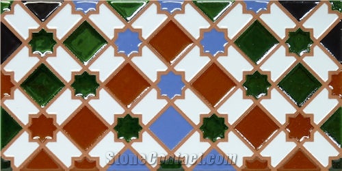 Alhambra Series- Hand Painted Mural