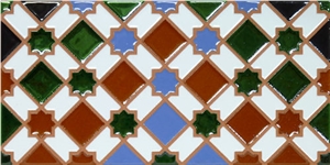 Alhambra Series- Hand Painted Mural