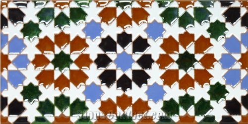 Alhambra Series- Hand Painted Mural