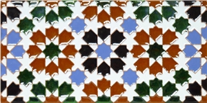 Alhambra Series- Hand Painted Mural