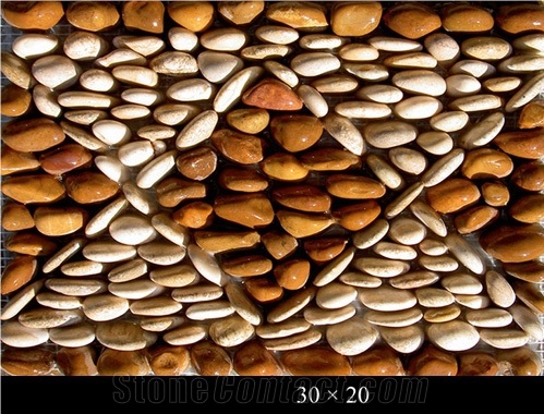 Pebble Stone Mosaic Decorative Borders