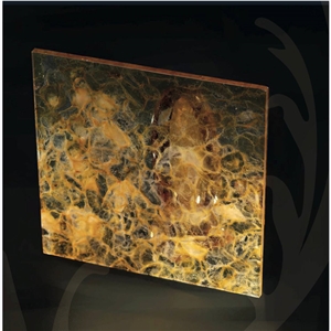 Ukrainian Natural Amber Tiles (Dawn Of The Sun)