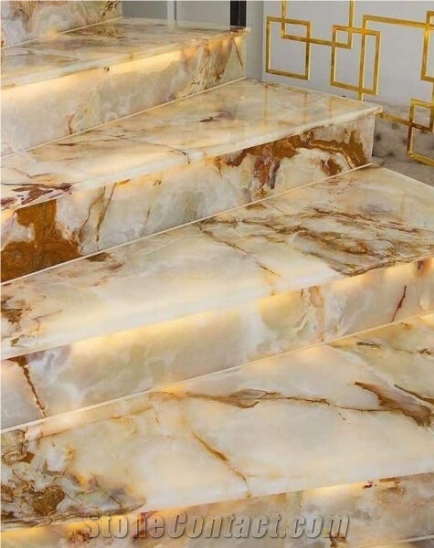 Afghanistan White Multi Onyx Slabs