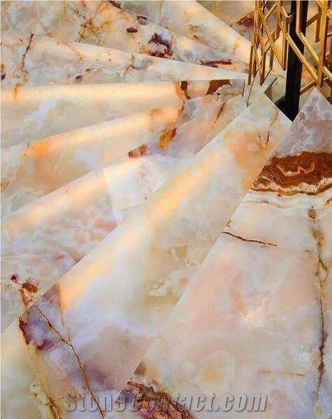 Afghanistan White Multi Onyx Slabs