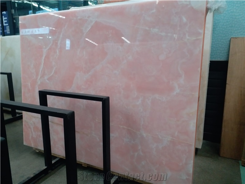 Pink Onyx Slabs