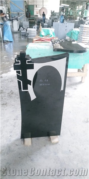 Absolute Black Granite Headstones, Gravestones