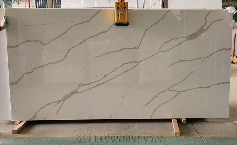 Calacatta Manhattan Quartz Slabs