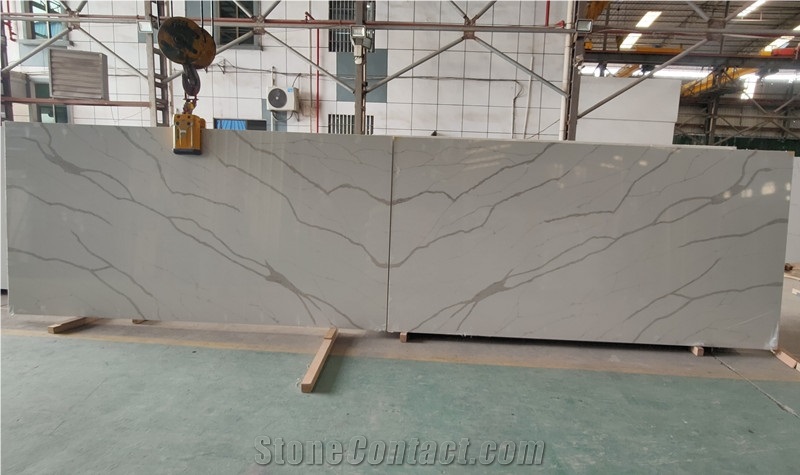 Calacatta Manhattan Quartz Slabs