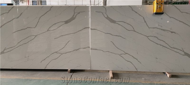 Calacatta Manhattan Quartz Slabs
