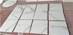White Sintered Stone Square Table Tops For Hotel Room
