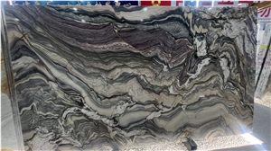 Blue Fusion Quartzite Slabs For High End Project