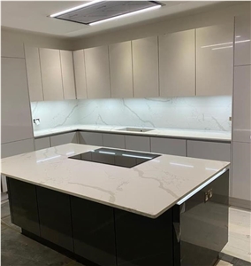 Stone Calacatta Extra Quartz Kitchen Countertops
