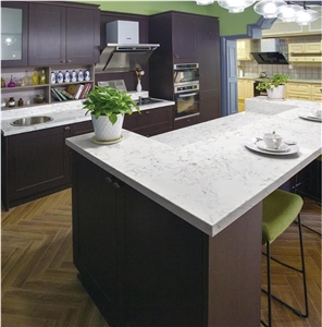 Stone Calacatta Extra Quartz Kitchen Countertops