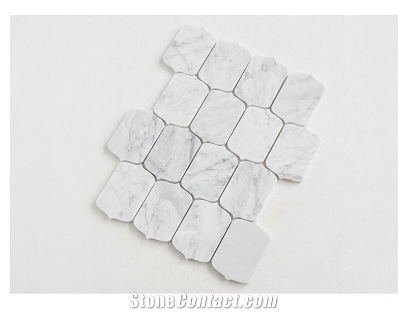 Bianco Carrara Marble Mosaic Tiles