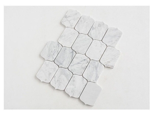 Bianco Carrara Marble Mosaic Tiles