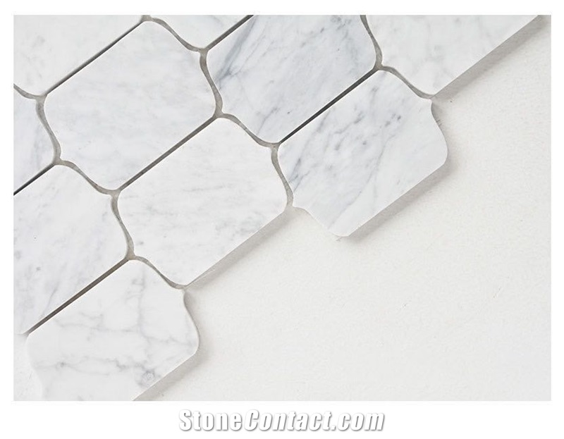 Bianco Carrara Marble Mosaic Tiles