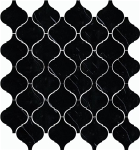 Nero Marquina  Lantern Mosaic