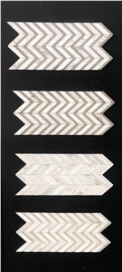 Water Jet  Marble Mosaic Design Of  Wall And Floor Tiles