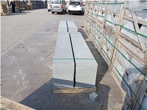 Black Granite Block Steps, Split Edge Steps, Stair Treads