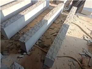 Black Granite Block Steps, Split Edge Steps, Stair Treads
