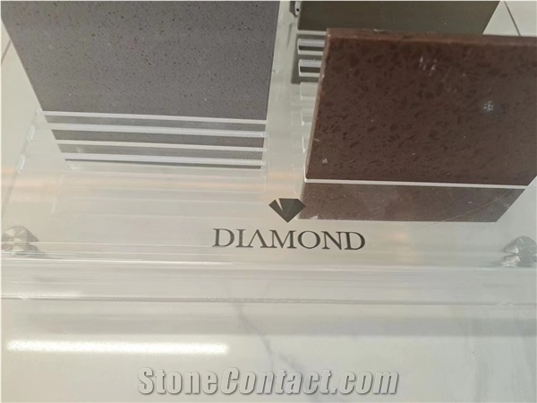 Acrylic Stone Sample Table Display Stands