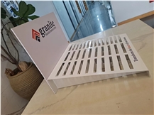 Tile Stone Sample Metal Display Stand With PVC Board