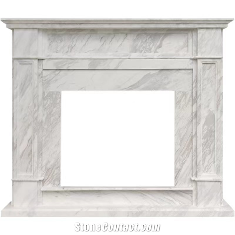 Artificial Stone Fireplace Mantel Marble Fireplace