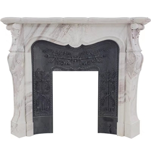 Artificial Stone Fireplace Mantel Marble Fireplace