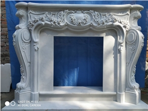 Artificial Stone Fireplace Mantel Marble Fireplace