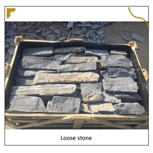 UNION DECO Blue Quartzite Natural Stone Strip Loose Stone