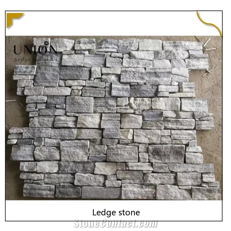 UNION DECO Cloudy Grey Culture Stone Natural Split Face Tile