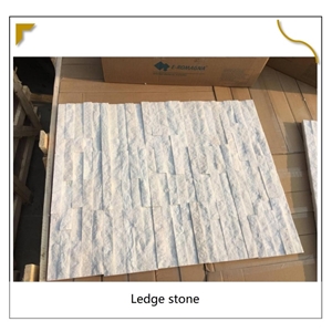 UNION DECO Natural Stacked Stone Panel White Cladding Stone