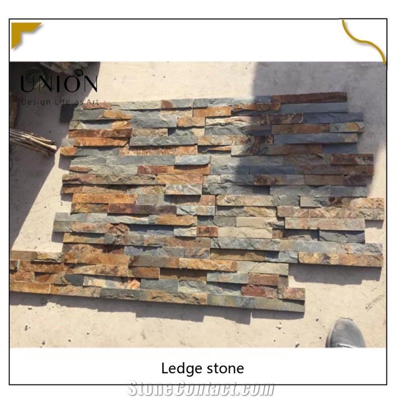 UNION DECO Slate Culture Stone Indoor Wall Decorative Stone