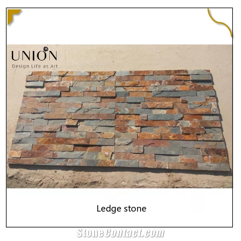 UNION DECO Slate Culture Stone Indoor Wall Decorative Stone