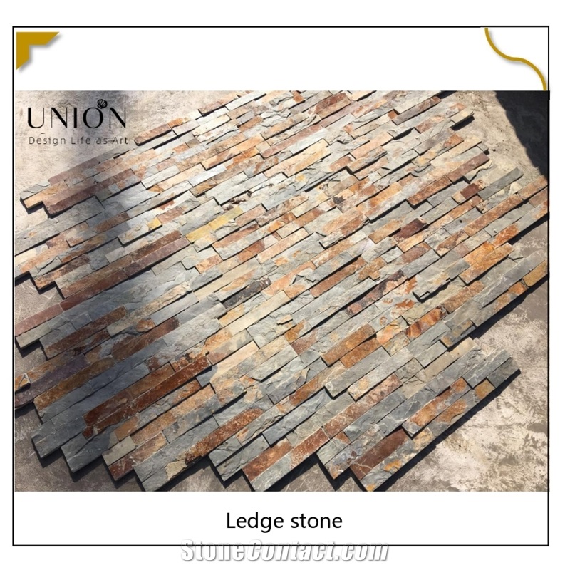 UNION DECO Slate Culture Stone Indoor Wall Decorative Stone