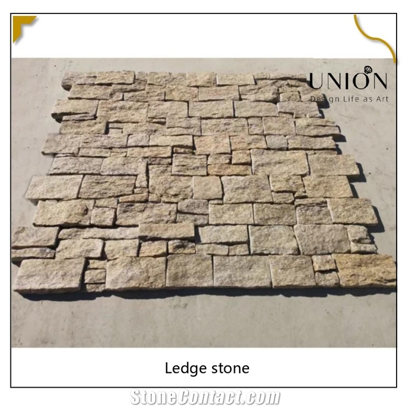 UNION DECO Tiger Skin Yellow Cladding Stone Granite Stone