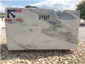 Aqua White Marble (TM) Blocks