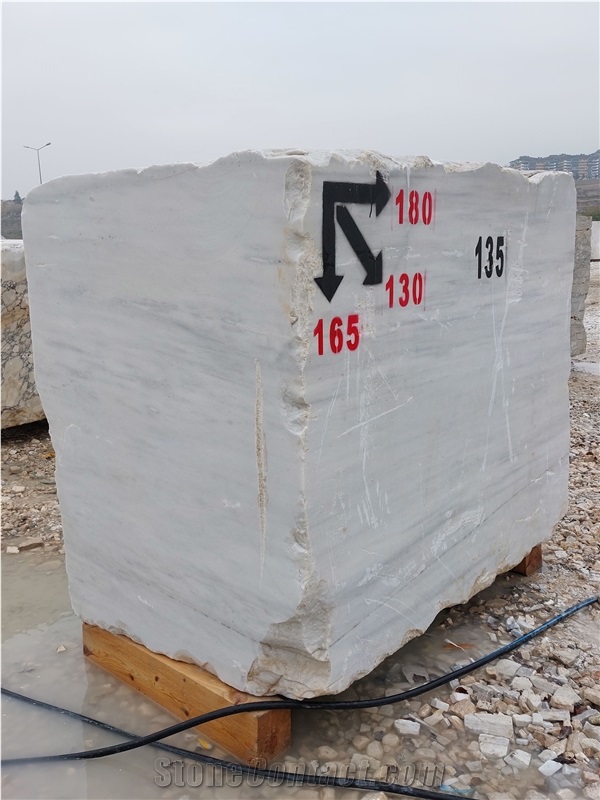 Kemalpasa White Marble Blocks