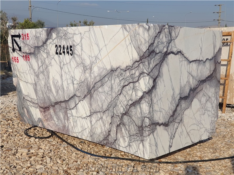 Lilac Marble Blocks