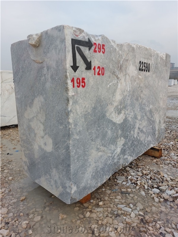 Ocean Grey Marble Blocks
