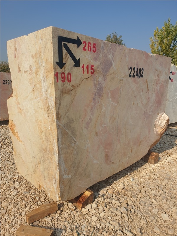 Porto Rosso Marble Blocks