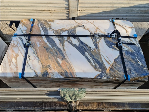 Turkish Calacatta Gold Marble Blocks